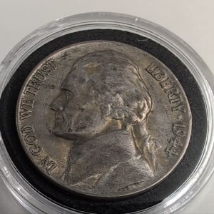 Vintage 1944 Nickel Coin